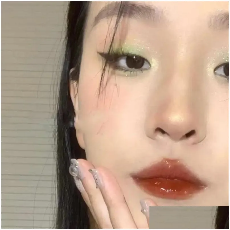 lip gloss lipstick small white tube glaze water-light mirror waterproof moisturizing basic makeup korean cosmetics