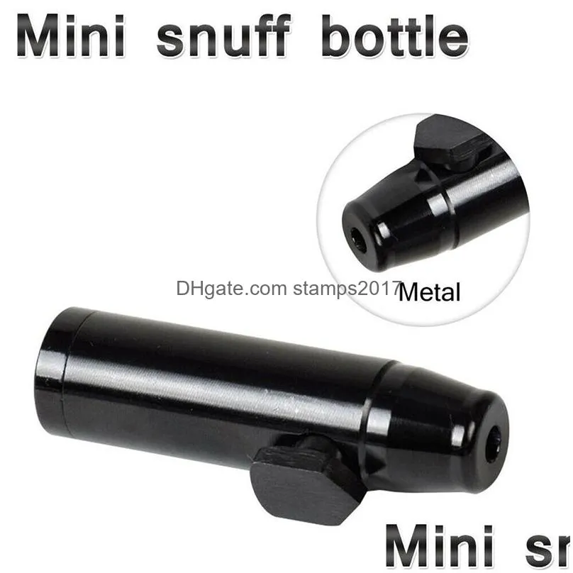 toppuff aluminum water pipe for smoking sniffer metal flat point tobacco fittings