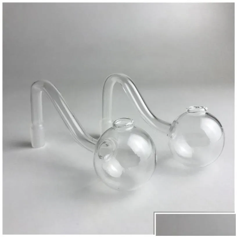 Smoking Pipes Xxl 30Mm Big Bowl Glass Oil Burner Pipe With Hookahs 10Mm Male Thin Pyrex Water For Rigs Bongs Drop Delivery Home Garden