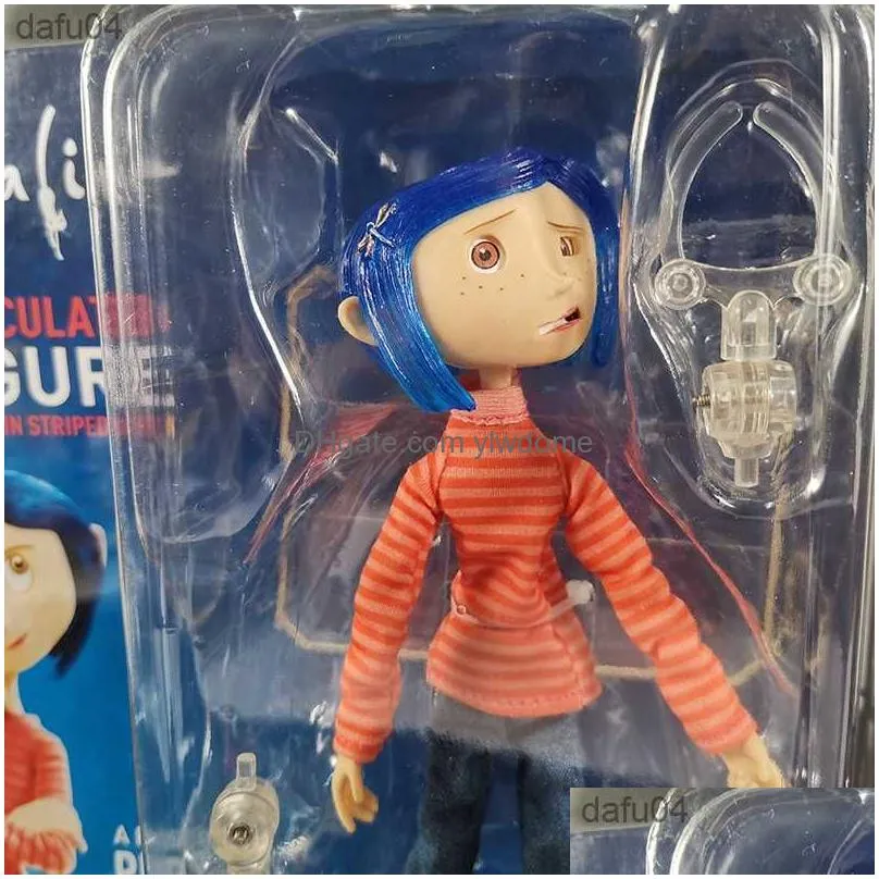 Anime & Manga Manga Neca Coraline The Secret Door Movie Film Action Figure Toy Doll Model L230522 Drop Delivery Toys Gifts Action Figu Dhirx