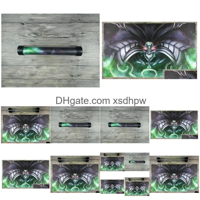 yu-gi-oh exodia the destroyer custom playmat tcg mat high quality tube