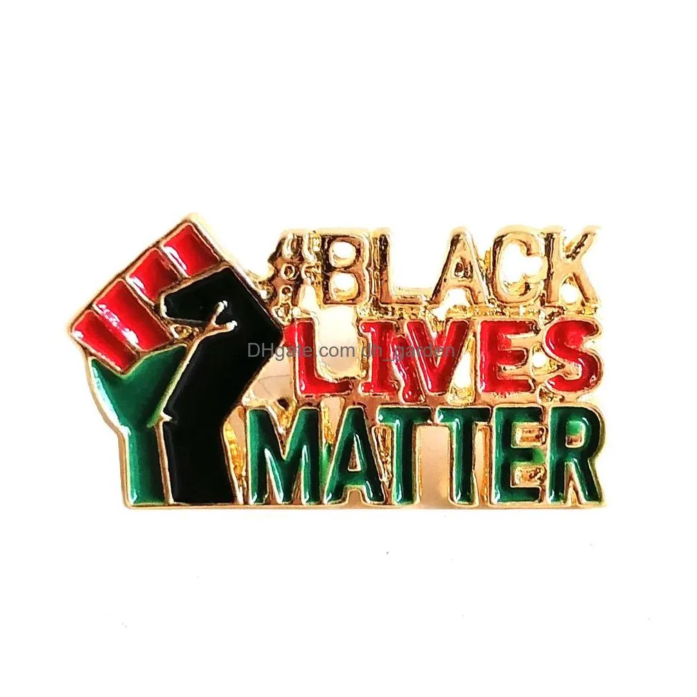 Pins, Brooches New I Cant Breathe Black Lives Matter Protest Brooch  Oil Pins Button Coat Jacket Collar Pin Badge Brooches J Dhjbh