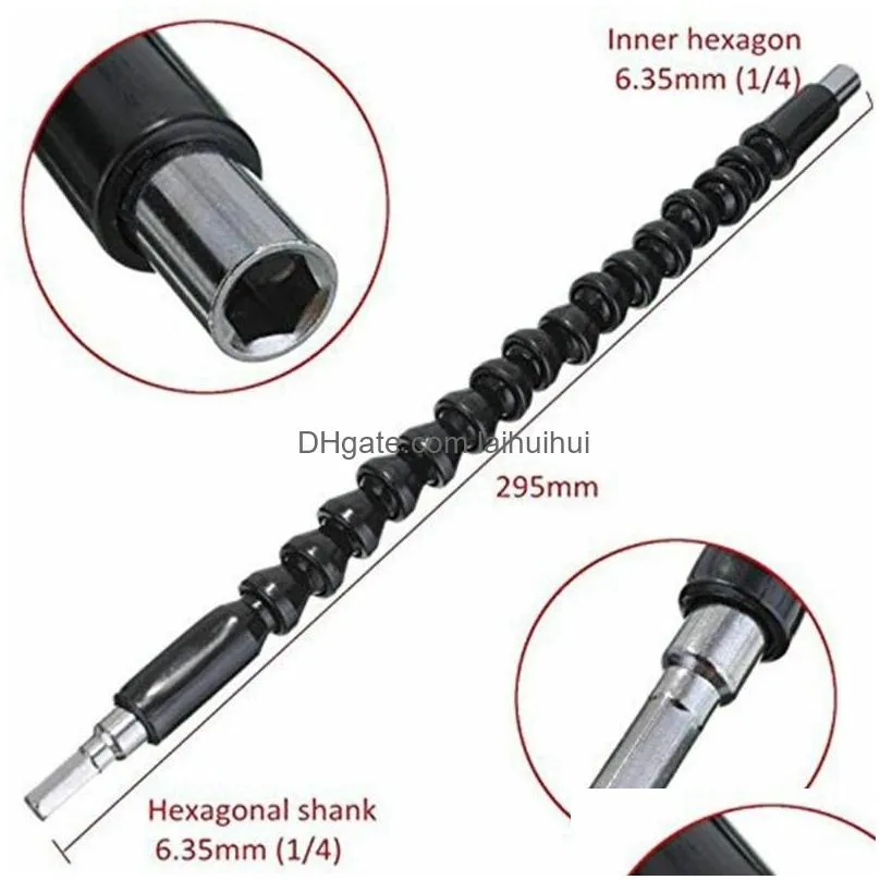 professional drill bits 295mm flexible shaft bit extension screwdriver electric power tool