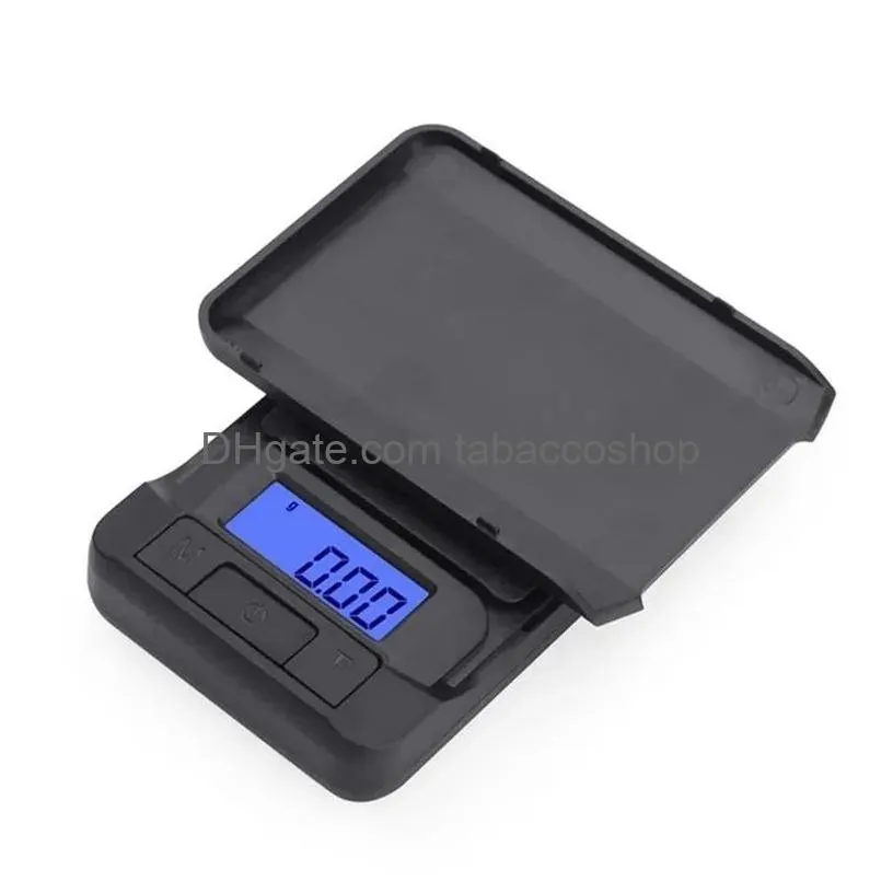 Weighing Scales Wholesale High Precision Mini Electronic Digital Pocket Scale Kitchen Nce Weight Scales Lcd Display For Jewelryfood Po Dhmkm