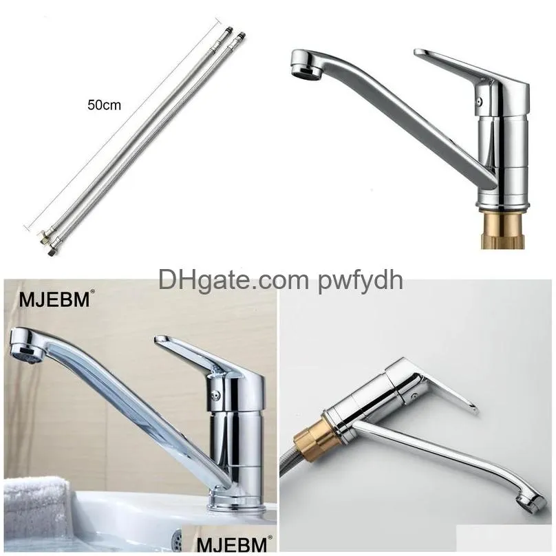 bathroom sink faucets brass chrome taps for kitchen tap faucet all copper and cold swivel 230603