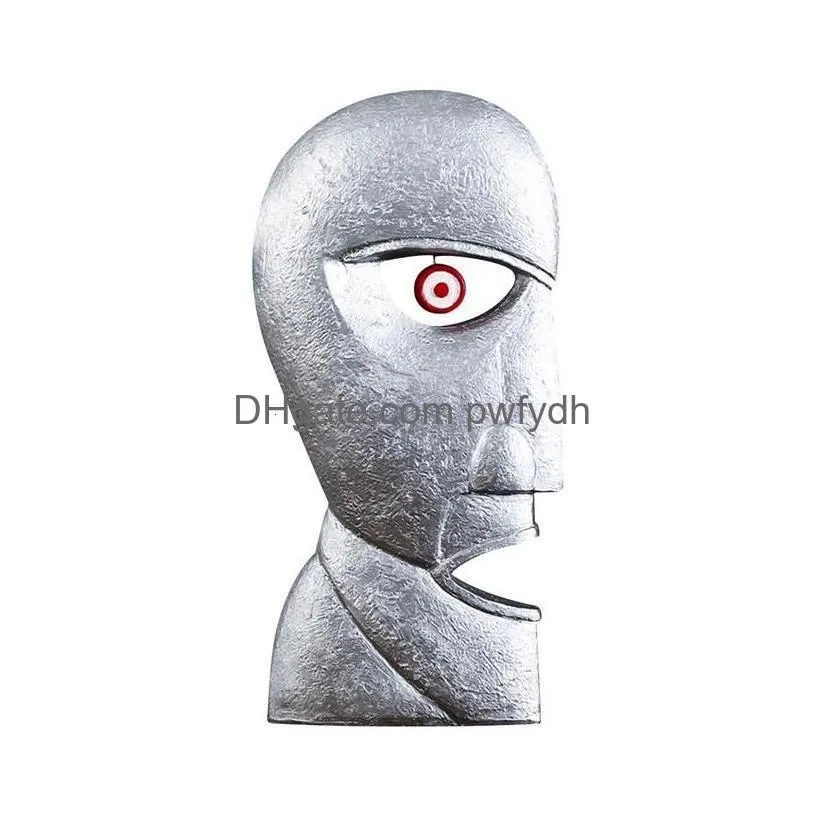 decorative objects figurines 2023 division bell heads sculpture resin crafts statue head home decoration desk accessories drop 230613