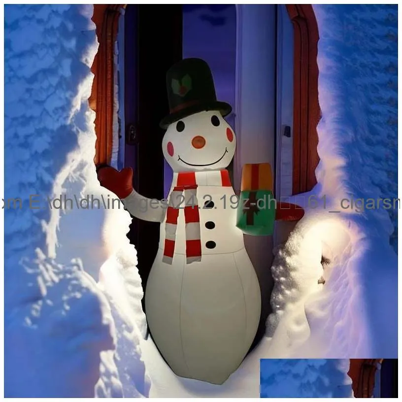 Christmas Decorations Inflatable Christmas Decorations Santa Claus And Indoor Tall Blow Up Clause For Party Lawn Outdoor Drop Delivery Dhzag