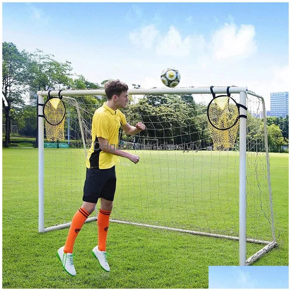 balls soccer training equipment football shooting target net goal youth kick practice tops 231113
