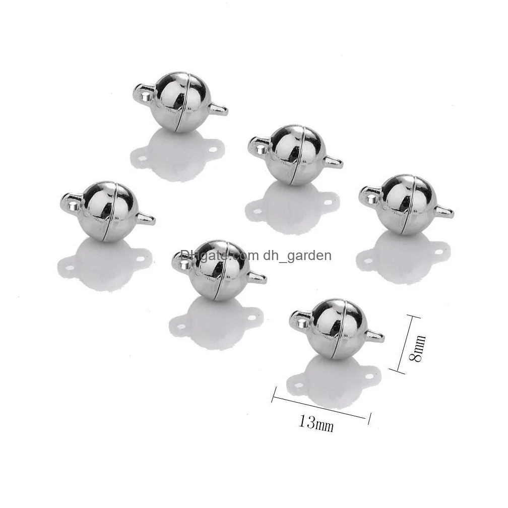 Charms Fashion Alloy Heart Magnet Charm Metal Love Magnetic Buckle For Diy Couple Friendship Jewelry Bracelet Necklace Makin Dhgarden Dhzbt