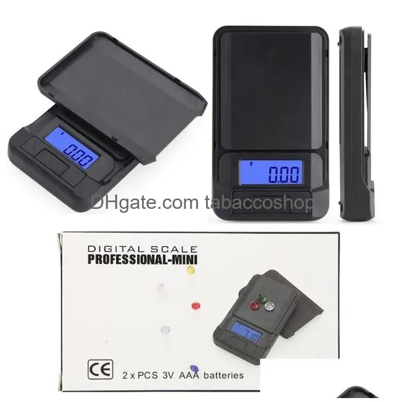 Weighing Scales Wholesale High Precision Mini Electronic Digital Pocket Scale Kitchen Nce Weight Scales Lcd Display For Jewelryfood Po Dh9Oj