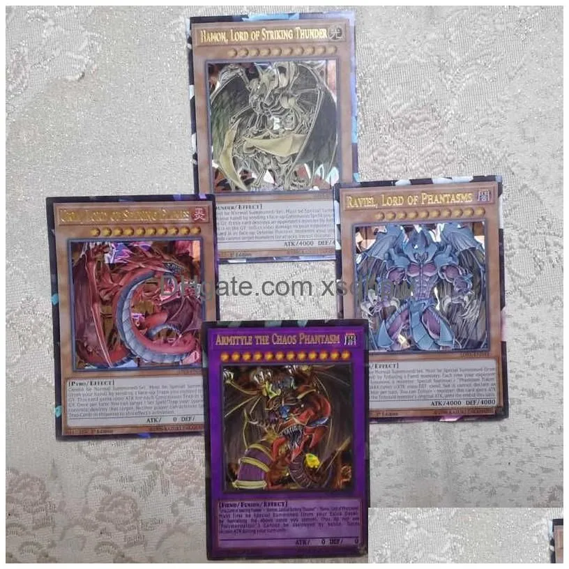 card games 72pcs yu gi oh anime english card wing dragon  soldier sky dragon flash card game collection cards childrens gifts