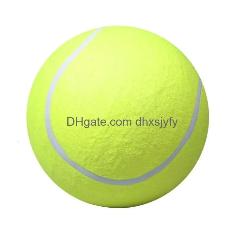 8in dog tennis ball  pet toy chew signature jumbo kids toys for your beloved puppies dogs 240124