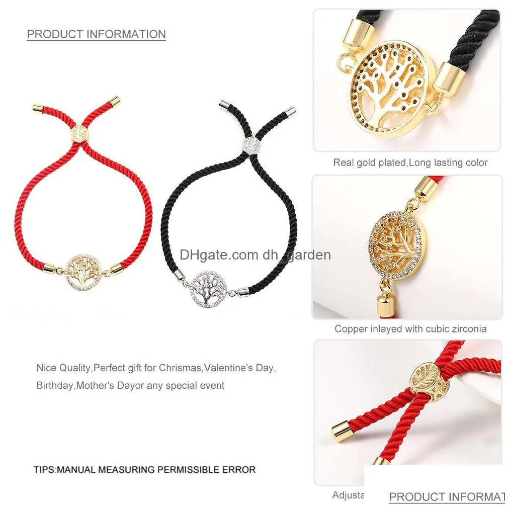 Chain Boho Ethnic Zircon Infinite Heart Cross Charm Bracelet For Women Colorf Design Handmade Braided Rope Friendship Bracelets Drop Dhwvu