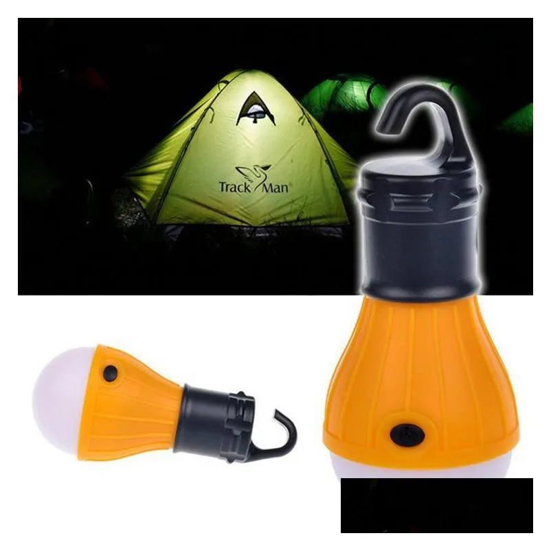 outdoor tent waterproof spherical camping light 3 led portable hook light mini emergency camping signal light