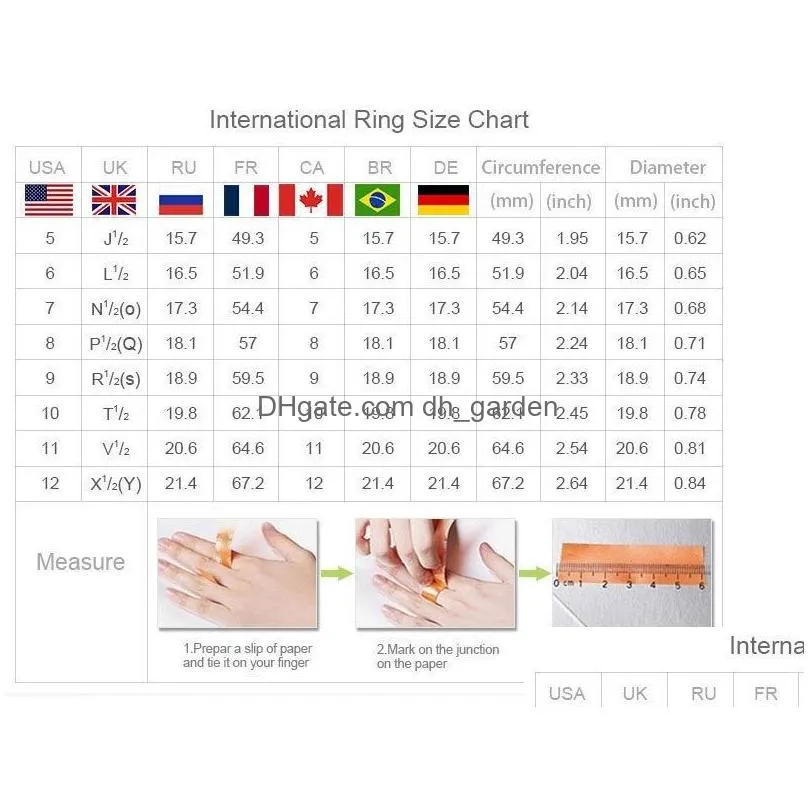 Cluster Rings High Quatity Six Prong Setting Crystal Zircon Ring Sweet Engagement Rings For Women Fashion Wedding Jewelry M Dhgarden Dhd15