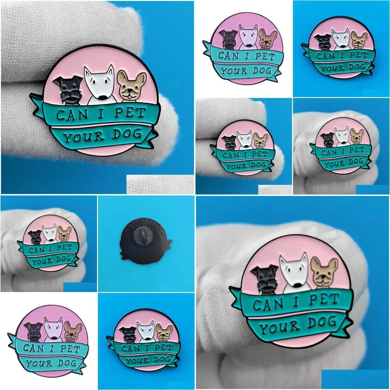 dogs animals movie film quotes badge cute anime movies games hard enamel pins collect cartoon brooch backpack hat bag collar lapel badges