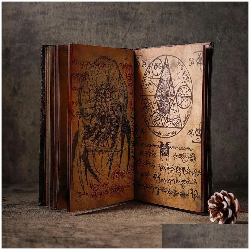 necronomicon dark magic book demon evil dead summon altar ceremony prop manga s nook living room desktop decoration 220804