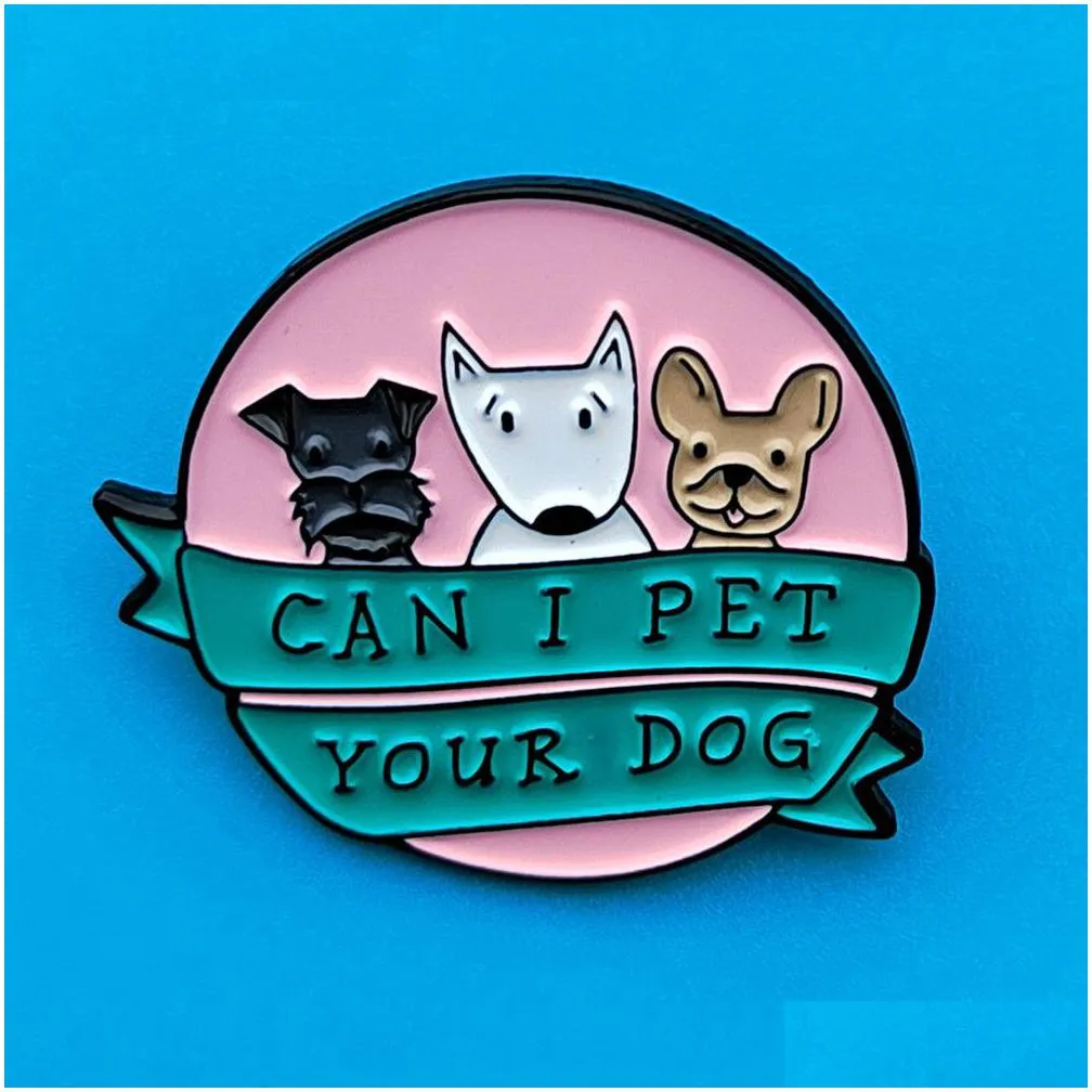dogs animals movie film quotes badge cute anime movies games hard enamel pins collect cartoon brooch backpack hat bag collar lapel badges