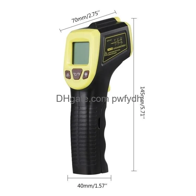 household thermometers thermometer non contact pyrometer gm320 industrial lcd ir high temperature 50 600 58 1112 for industry t5ef