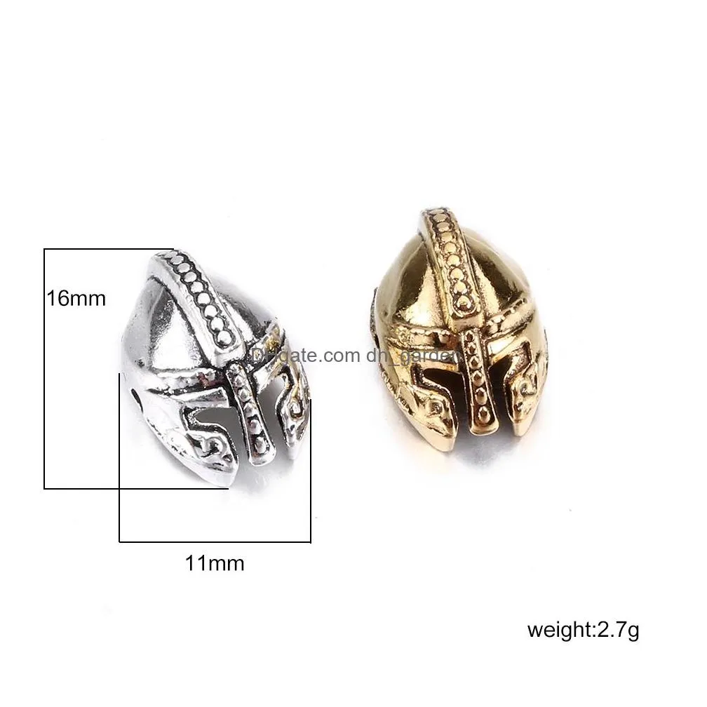 Charms New Arrival Buddha Leopard Helmet Alloy Charm For Beads Bracelets Necklace Sliver Gold Plated Diy Jewelry Accessories Dhgarden Dhfms