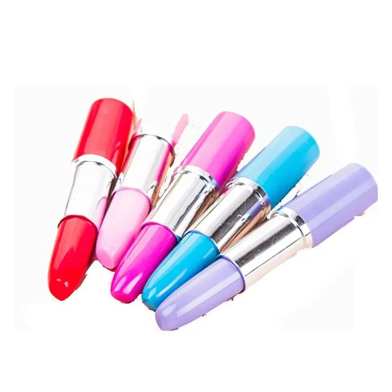 wholesale lipstick ballpoint pen kawaii candy color plastic ball pen novelty item stationery