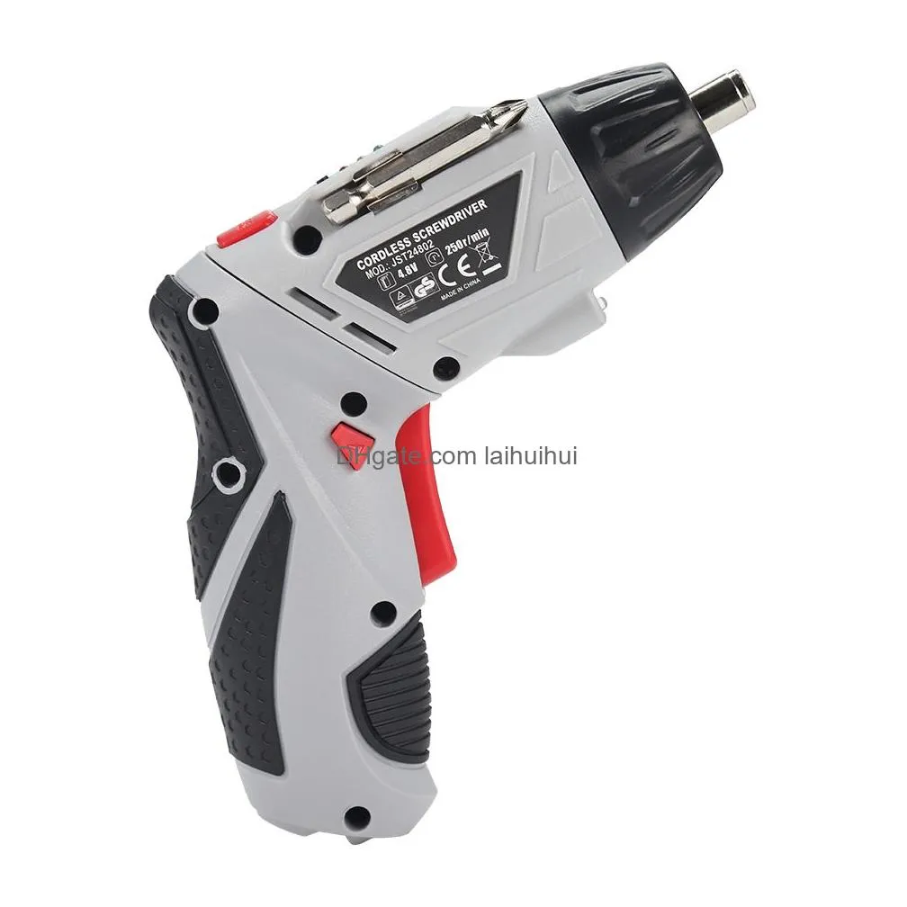 220 - 240v rechargeable electric screwdriver electric drill power tools cordless drill rotary tool with bits kits set