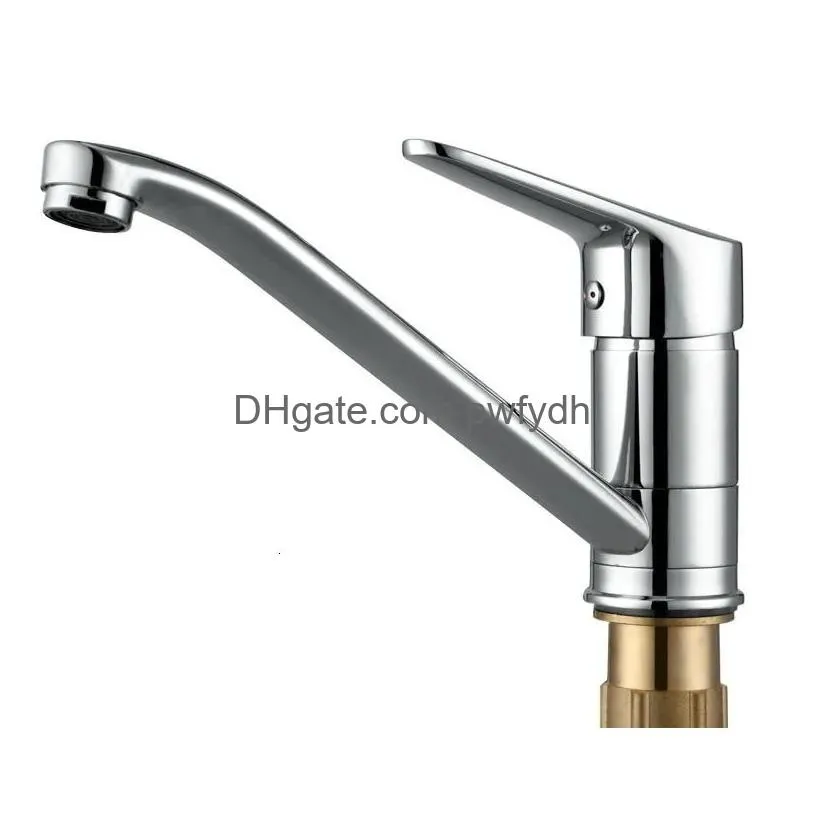 bathroom sink faucets brass chrome taps for kitchen tap faucet all copper and cold swivel 230603
