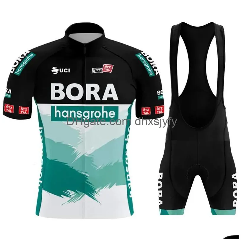 cycling jersey sets mens jacket mountain bike 2023 uci bora clothing mens summer shirt bicycle mtb tricuta man outfit set pants