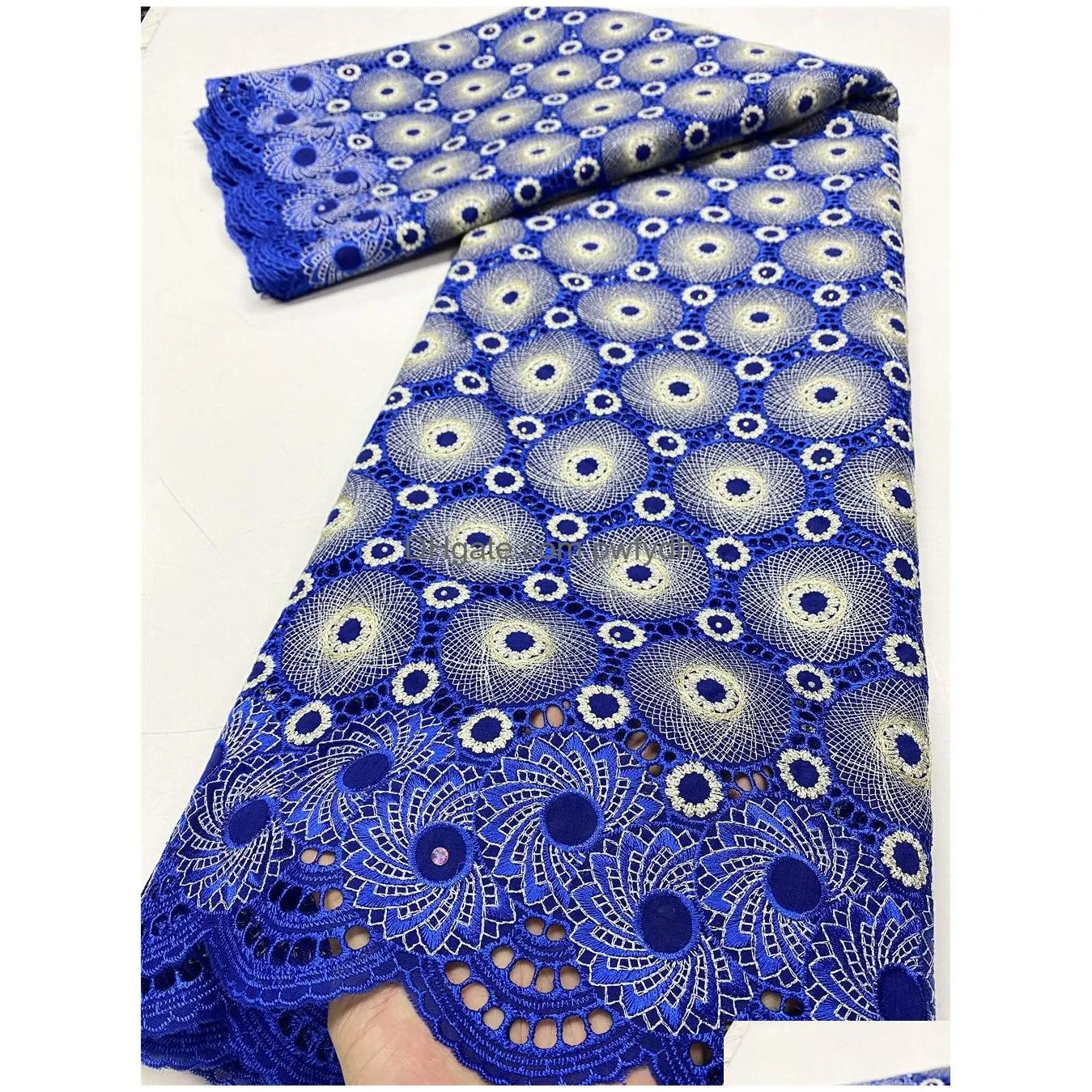 fabric and sewing african satin cotton lace fabrics 2023 high quality swiss voile with stones nigeria for dress 230727