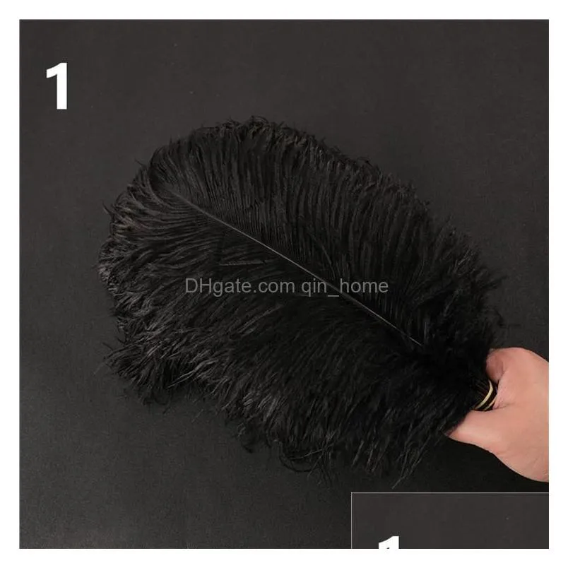 30-35cm diy ostrich feathers plumes craft supplies for wedding centerpiece wedding party event decor festive decoration