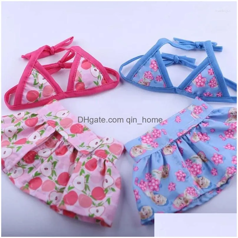 dog apparel summer clothing pet bikini set funny swimwear teddy beach puppet cat clothes for dogs dress skirts