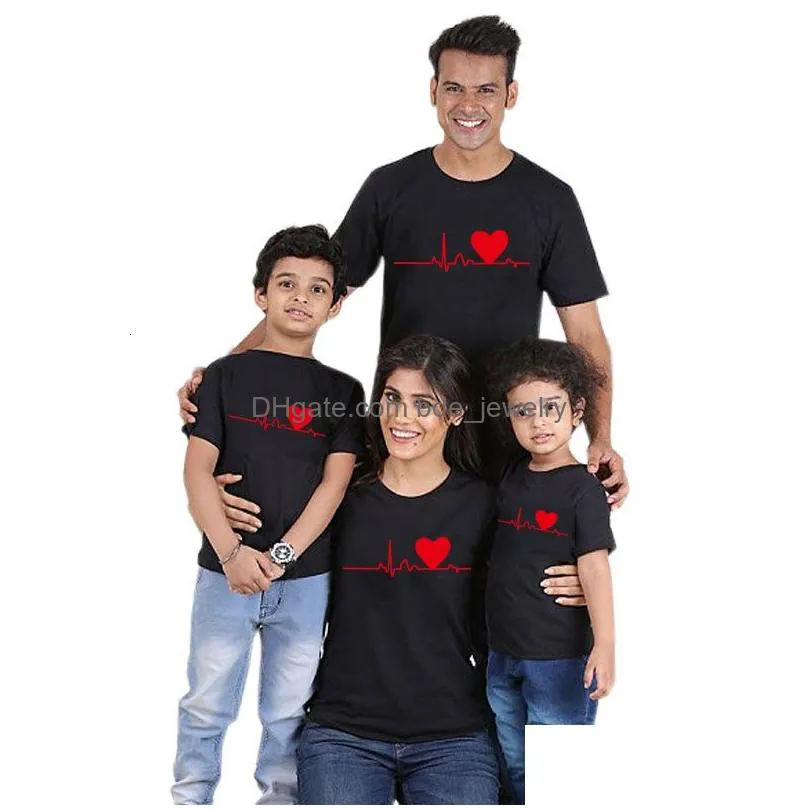 family matching outfits family clothing sets tshirt love family matching outfits summer father mother and daughter clothes dad mother kids family look