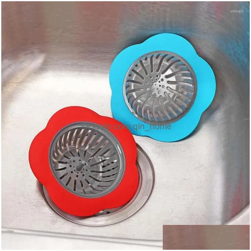 bath accessory set 1pc bathroom sink drain filter sewer hair colander anti-blocking floor kitchen accessories .