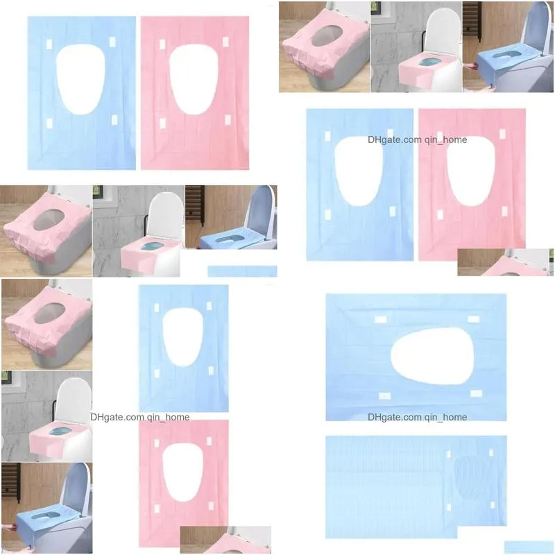 toilet seat covers 20x disposable firmly fixed liners waterproof 40cmx60cm for potty airplane adults kids toddlers