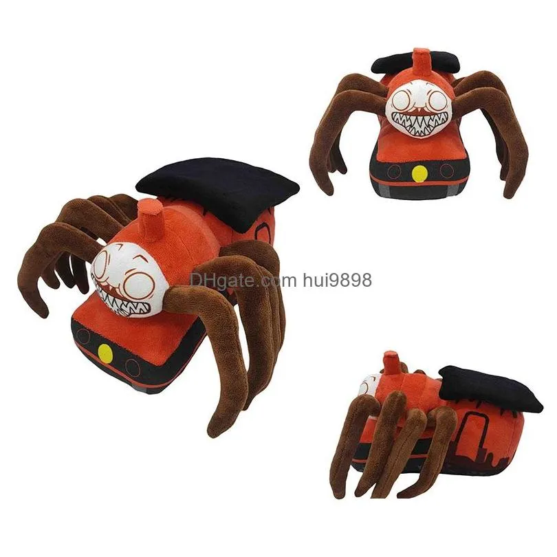 horror game spider train toy cartoon figure choo choo charles stuffed plush toys