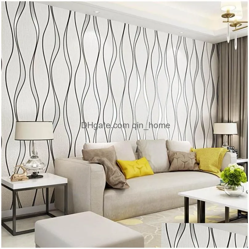 wallpapers modern 3d three-dimensional water ripple non-woven wallpaper home decor tv background wall stickers papier peint