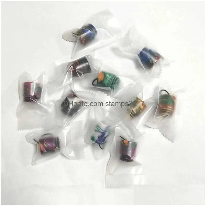 810 thread epoxy resin smoking accessories wide bore drip tip mouthpiece drips tips for tfv8 tfv12 prince atomizer