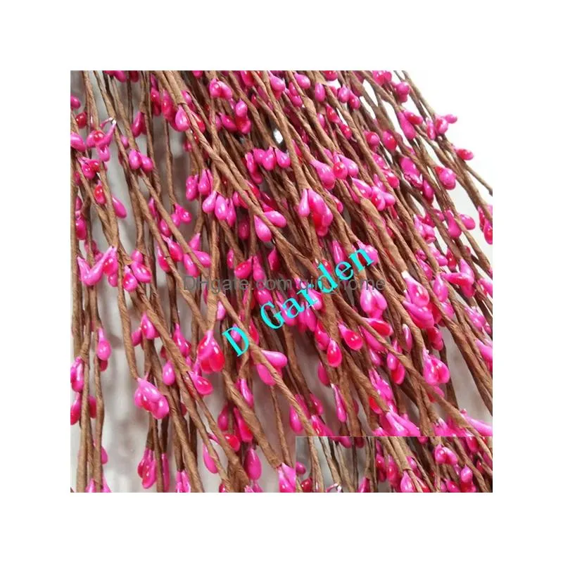 300pcs 8colors pip berry stem for diy wreath garland accessoryfloral fillers1222852