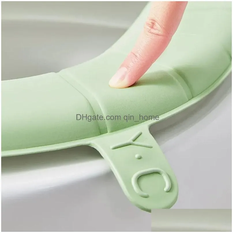 toilet seat covers universal bidet cover accessoriwaterpoof soft bathroom washable closestool mat pad cushion