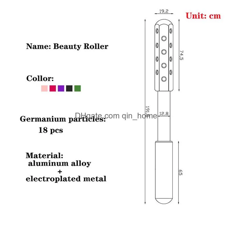 germanium beauty roller party favor for face lift massage facial stick anti wrinkle massager skin care product