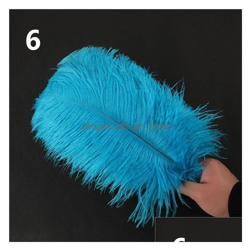 30-35cm diy ostrich feathers plumes craft supplies for wedding centerpiece wedding party event decor festive decoration