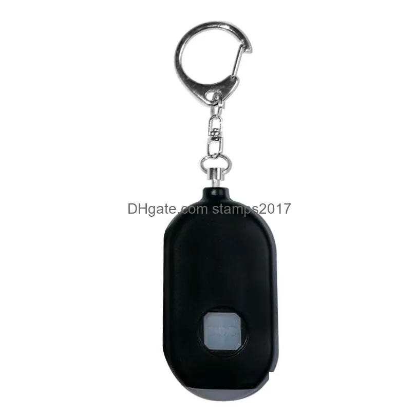  rechargeable self defense keychain dual-mode alarm with flashlight smart device outdoor personal alarm with pack box