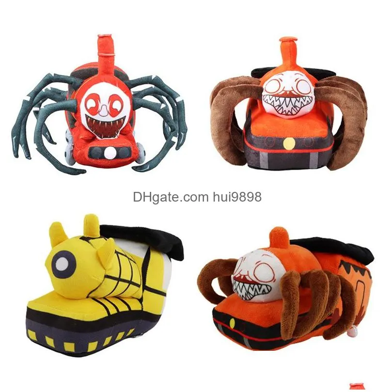 horror game spider train toy cartoon figure choo choo charles stuffed plush toys