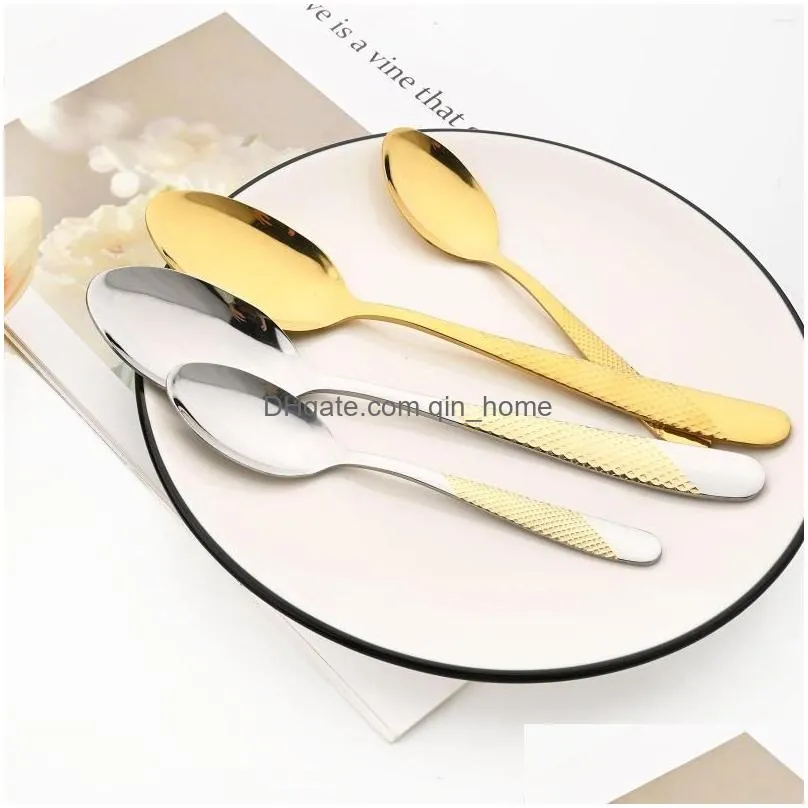 dinnerware sets 4pcs colorful cutlery set stainless steel western silverware dinner complete fork tea spoon knife tableware