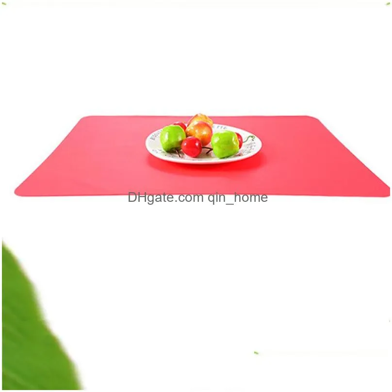 40x30cm silicone mats baking liner tools muiti-function oven mat heat insulation anti-slip pad bakeware kid table placemat decoration