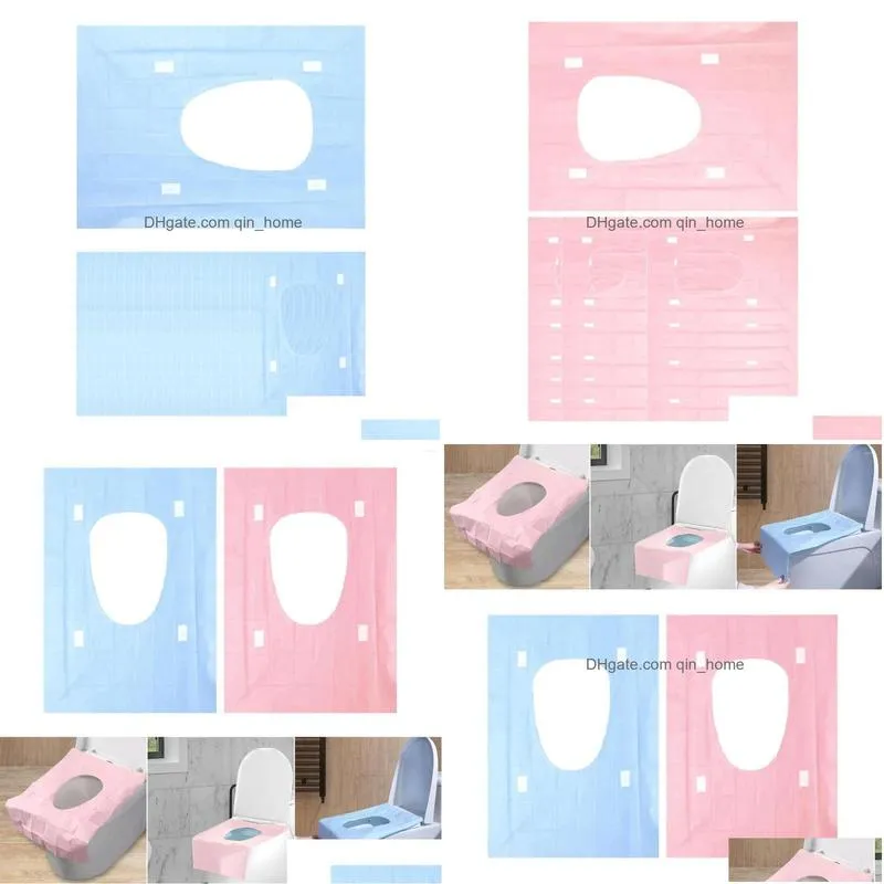 toilet seat covers 20x disposable firmly fixed liners waterproof 40cmx60cm for potty airplane adults kids toddlers