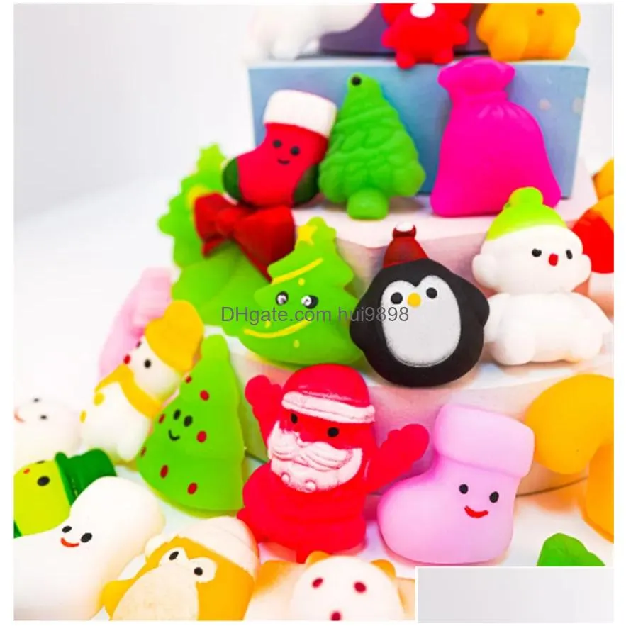 kawaii squishies mochi squishy toys for kids christmas party favors mini stress relief toys birthday gift goodie bag stuffers