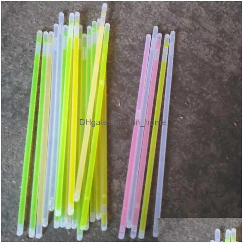 party decoration 100pcspack fluorescence light glow sticks bracelets necklaces neon for wedding colorful stick7566752