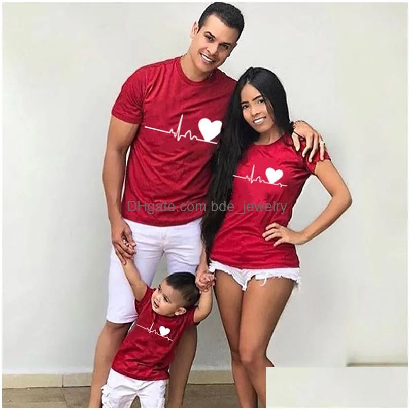 family matching outfits family clothing sets tshirt love family matching outfits summer father mother and daughter clothes dad mother kids family look