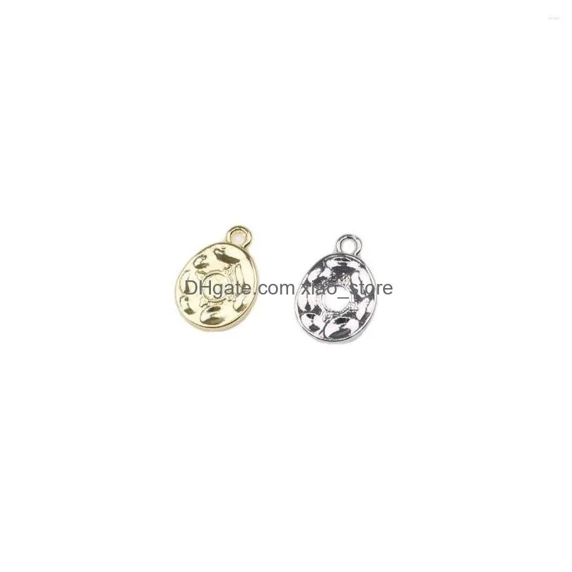 charms eruifa 20pcs 12 15mm zinc alloy irregular star coin wholesales necklace earring bracelet jewelry diy handmade 2 color
